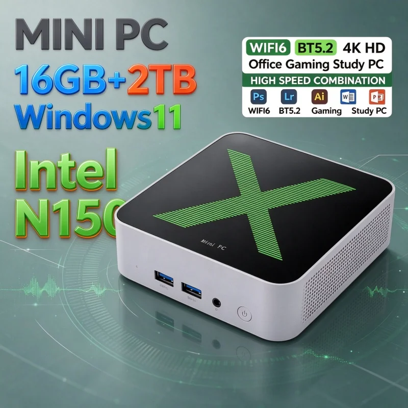 Pc Gaming Intel - New Intel N150 Mini Desktop PC