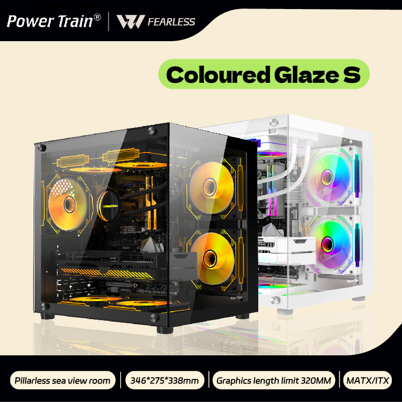 Pc Gaming Fullset - Power Train Coloured Glaze S PC