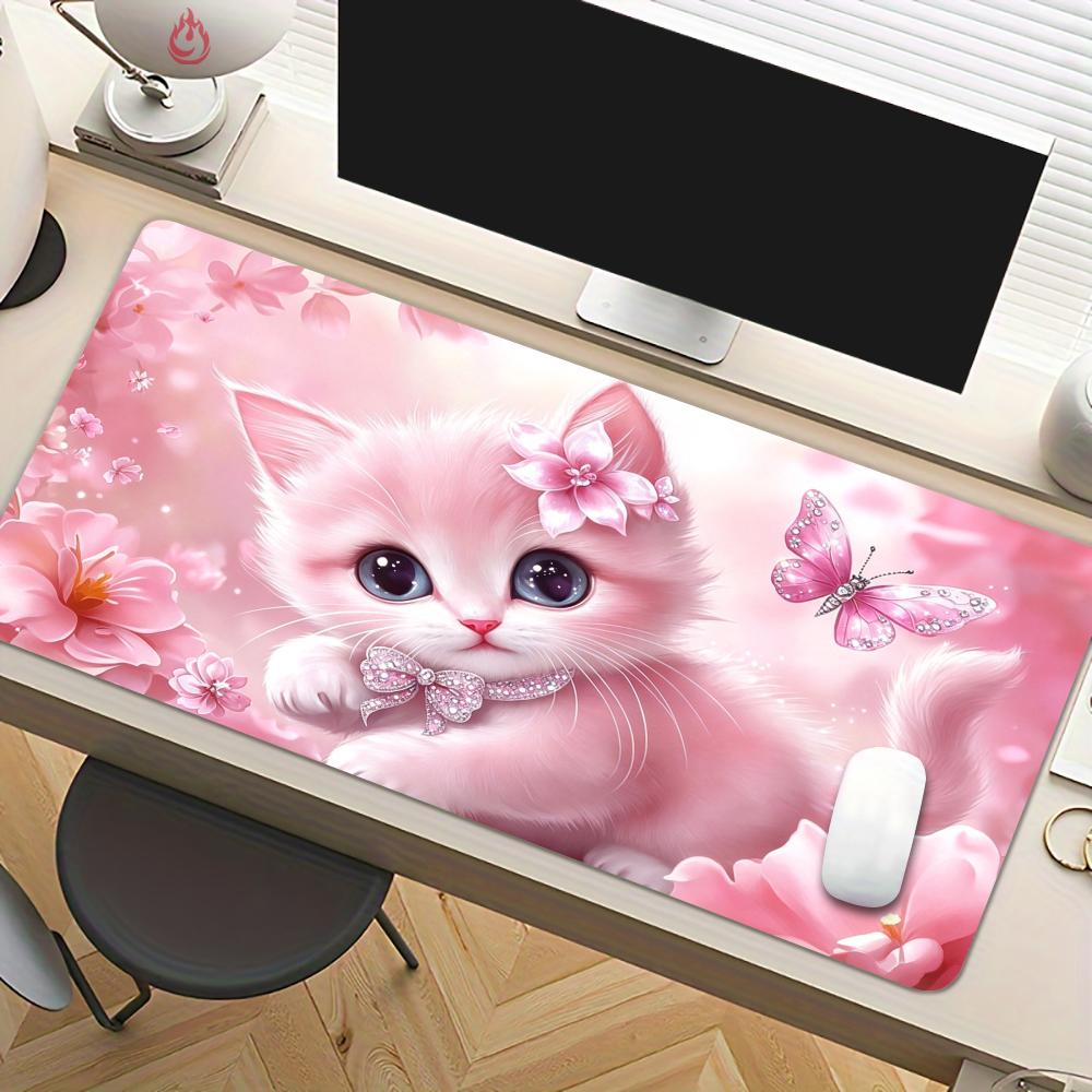 Dreamy Pink Kitty Mouse Pad De - Pc Gaming Pink 评论和价格