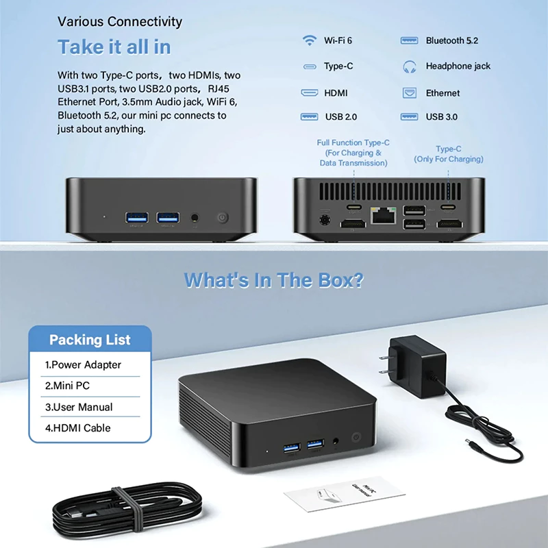 Windows 11 MINI PC Intel Core  - Pc Gaming Intel 评论和价格