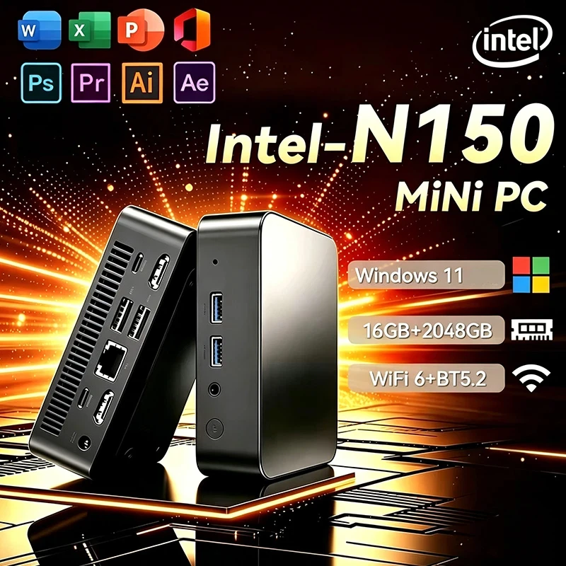 NEW Mini PC Windows 11 Intel N - Pc Gaming Intel 评论和价格